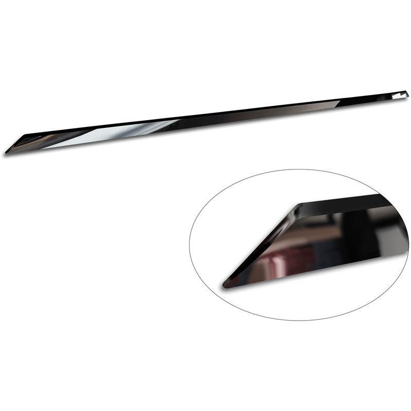 Avisa Moulure de hayon en Inox Noir Chrome sur mesure pour Volvo V60 II 2018-