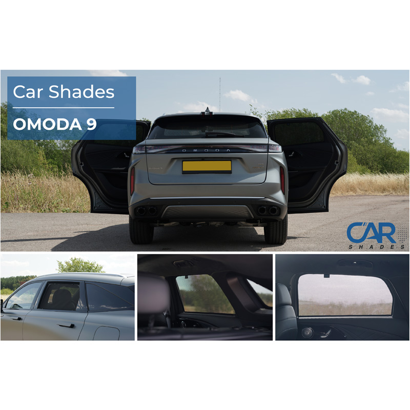 Set de Car Shades (portes arrières) sur mesure pour Omoda 9 2025- (2-pièces)