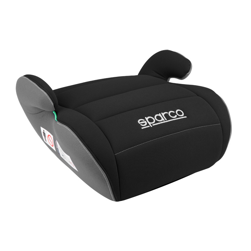 Sparco Siège enfant F100KI Noir/Gris i-Size 125-150cm (ECE-R129/03)