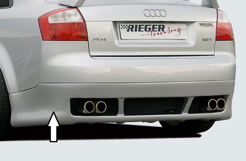 Achteraanzet met aanhanger koppeling Audi A4 8E Sedan Rieger