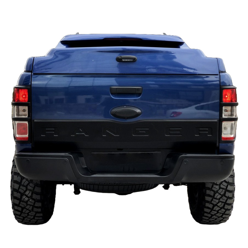 Protecteur de hayon sur mesure pour Ford Ranger T6/T7/T8 2012-2022 - Version 3 - Noir mat