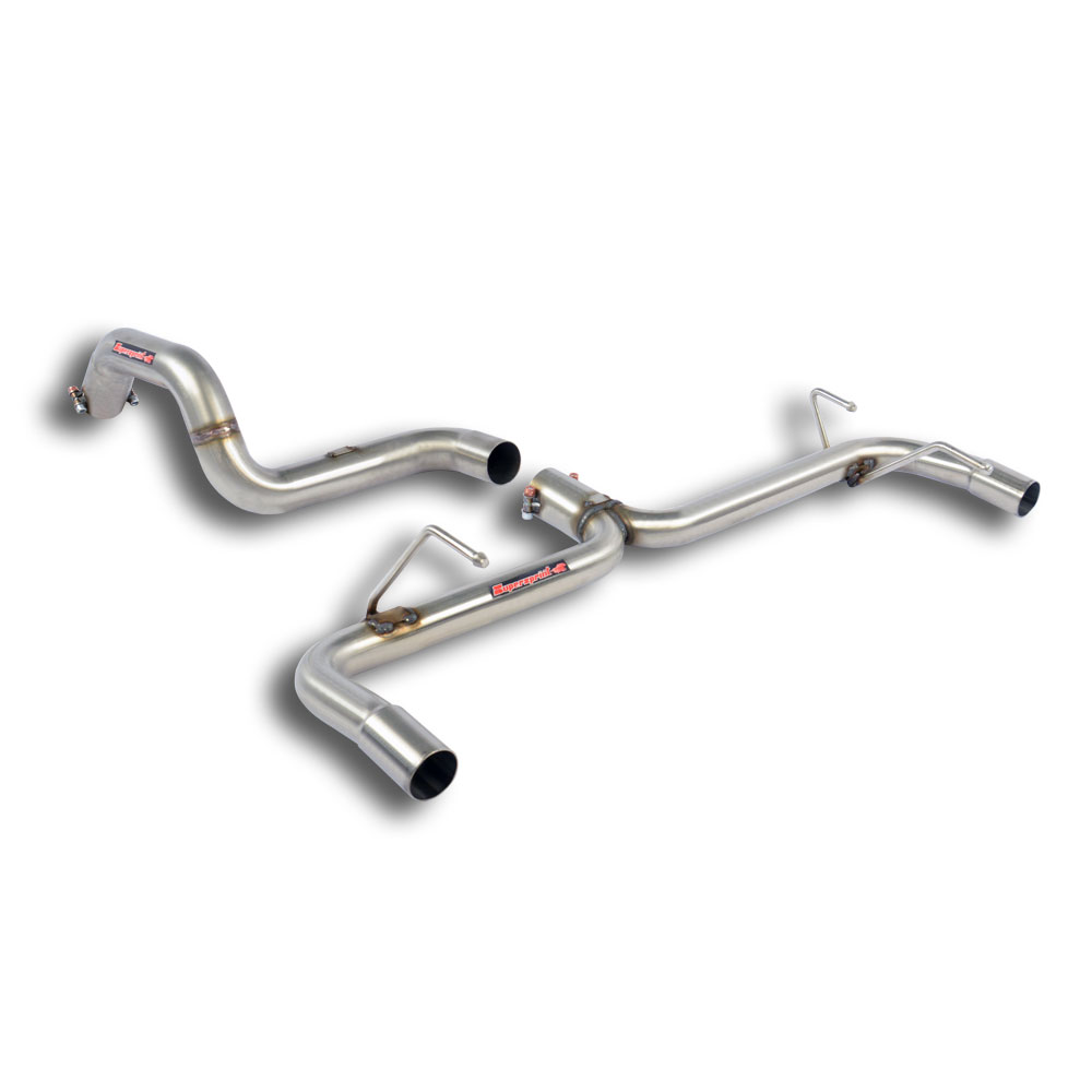Rear pipe kit Right - Left (Muffler delete)