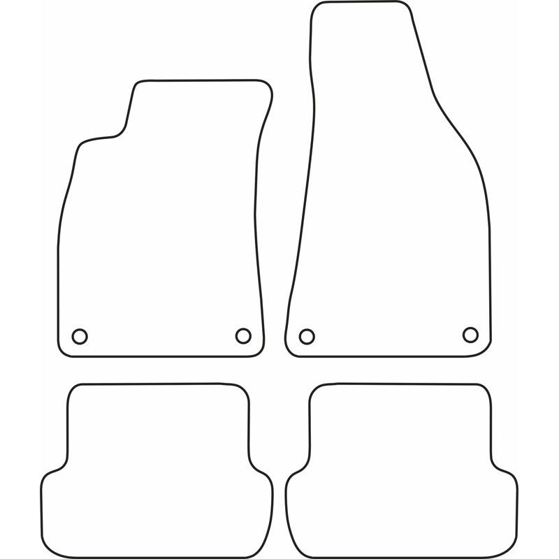 Set de tapis de sol sur mesure pour Seat Exeo 2009-