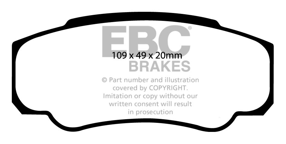 EBC Brakes FIAT BEDRIJFSWAGEN Ducato (1.8 ton) 2.8 TD 2001-2006