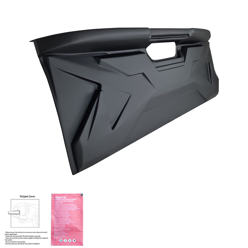 Protecteur de hayon sur mesure pour Nissan Navara NP300 (D23) 2014-2021 - Noir mat