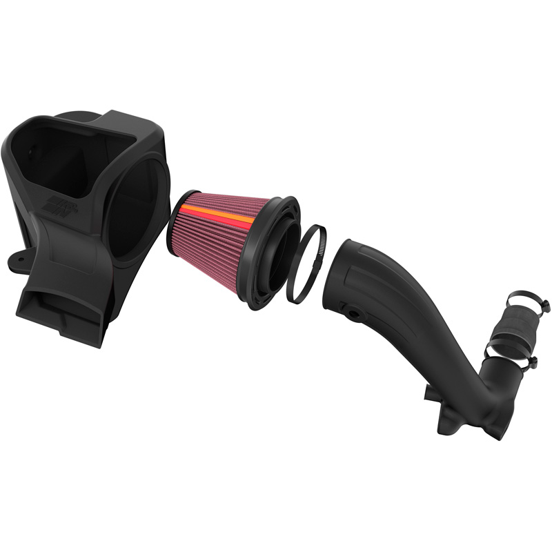 K&N NextGen d'admission d'air froid  sur mesure pour Ford Ranger 2.3L L4 2024- (50-2629)