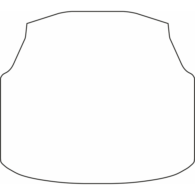 Tapis de coffre en velours sur mesure pour Mercedes Classe-C W204 Sedan 2007-