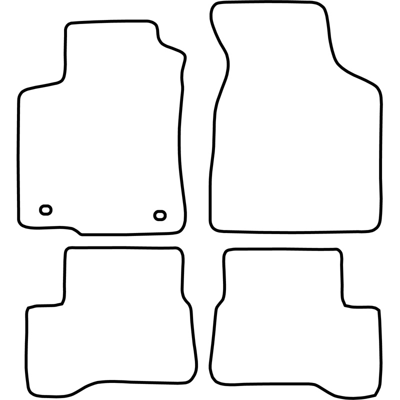 Set de tapis de sol sur mesure pour Mazda 323 3/5 portes 1994-1998