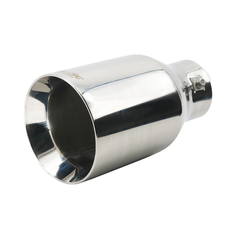 Simoni Racing Embout d'Échappement Rond Inox - Ø115xL200mm - Montage 39-69mm