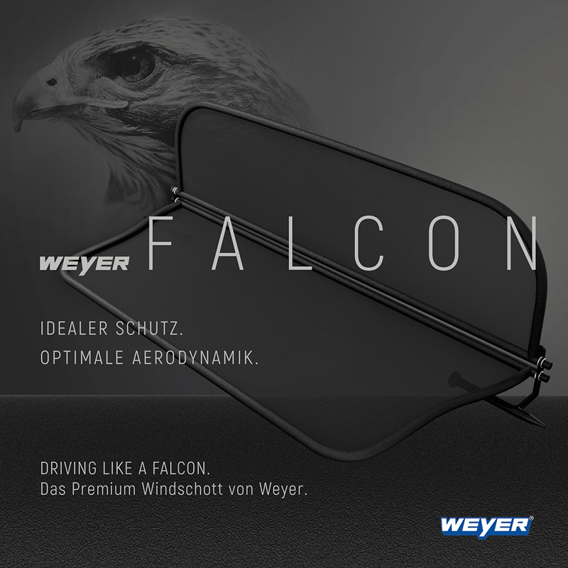 Coupe vent Weyer Falcon Premium sur mesure pour Peugeot 308 CC 2009-2015