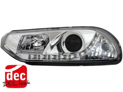 Phares Alfa Romeo 156 LED Yeux du Diable Dayline chrome
