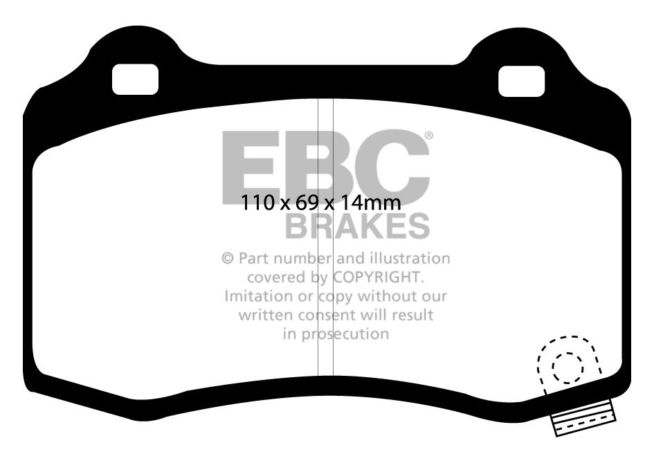 EBC Brakes FORD Focus Mk1 2.0 RS 2002-2005 Remschijf blade disc