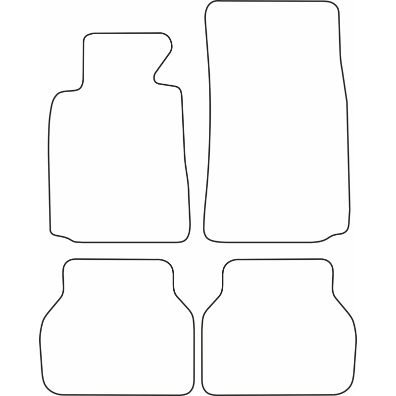 Set de tapis de sol sur mesure pour BMW Série 5 (E39) 1996-2003