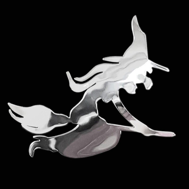 Autocollant Nickel 'Witch' - 70x60mm