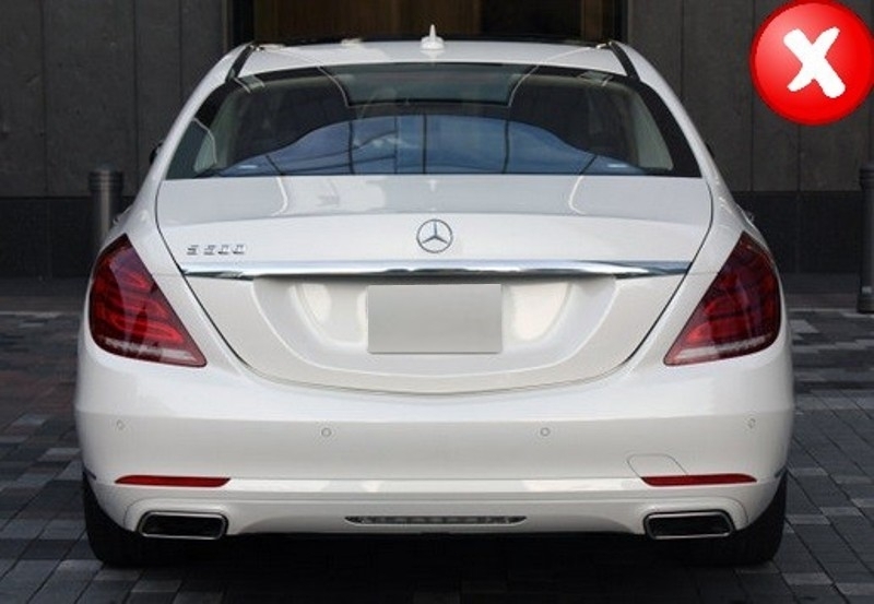 Diffuser Mercedes S-Klasse W222 AMG S63