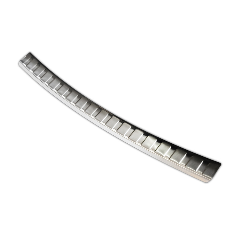 Protection de seuil arrière inox sur mesure pour Mercedes Classe-E W213 Sedan 2016-2020 & FL 2020-2023 'Ribs'