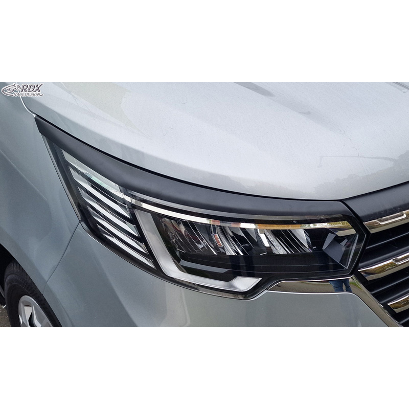 RDX Spoilers de phares sur mesure pour Renault Master III Facelift 2019-2024 (ABS)
