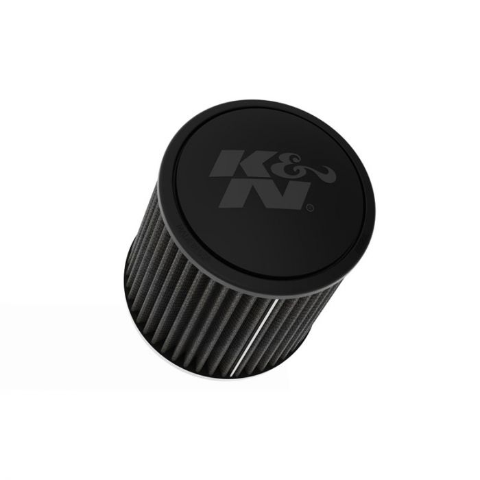 K&N Filtre à Air Noir Dryflow Universel Conique 76mm raccordement, 152mm de base, 133mm en haut, 152mm hauteur (RU-3108HBK)