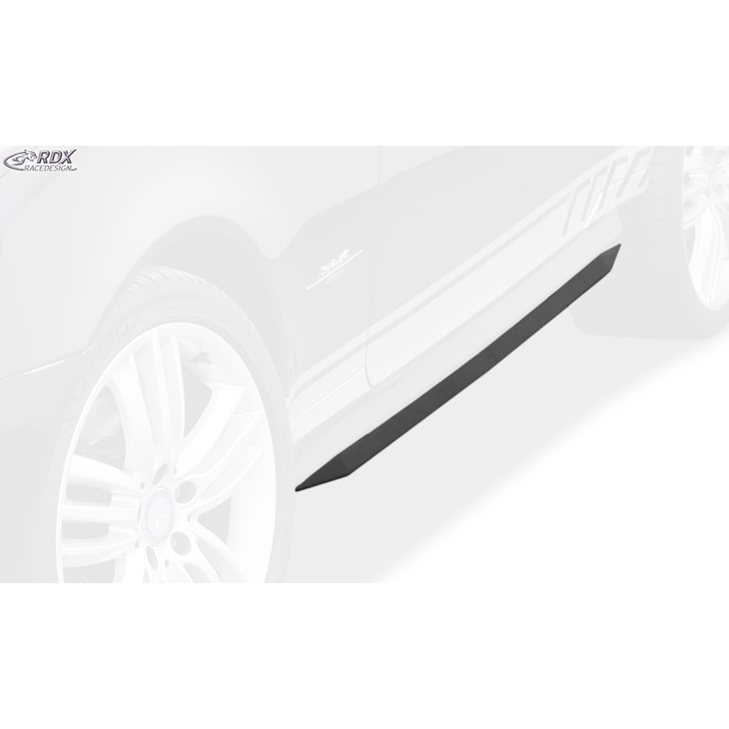 Jupes latérales 'Slim' sur mesure pour Mercedes SLK R171 (ABS noir luisant)