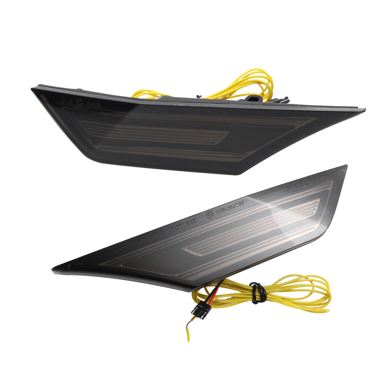 Set de Clignotants Latéraux LED sur mesure pour Honda Civic X 2016-2022 - Fumée - incl. Feux Dynamiques & Feu de Position