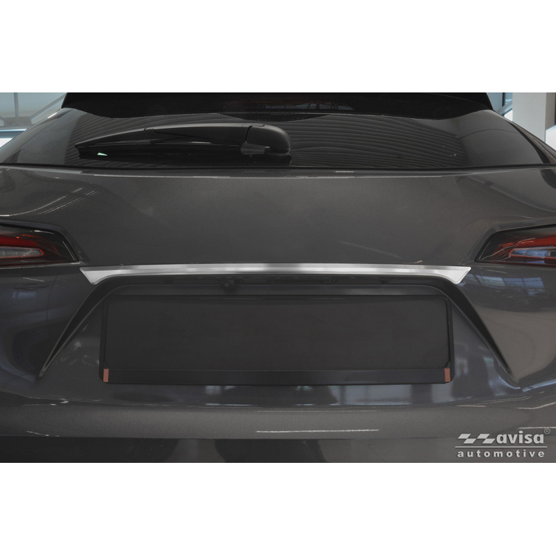 Avisa Revêtement d'habillage du hayon du coffre inox brossé sur mesure pour Toyota Corolla Touring Sports (E21) 2019-