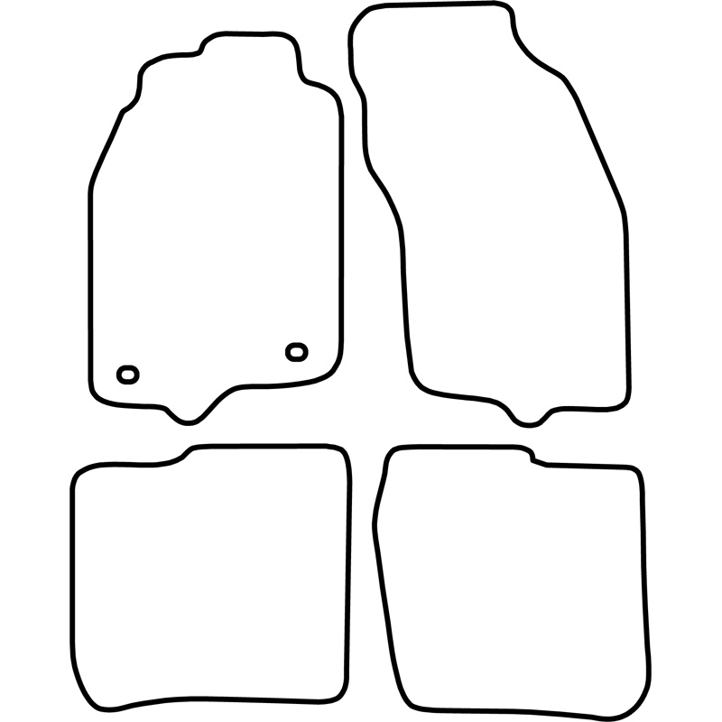 Set de tapis de sol sur mesure pour Mitsubishi Carisma 1995-2001