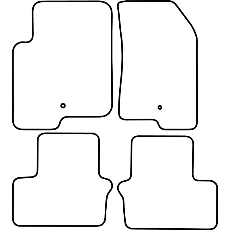 Set de tapis de sol en velours sur mesure pour Jeep Patriot 2006-