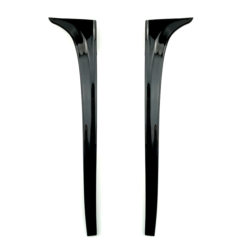 Jeu de déflecteurs d'air lunette arrière sur mesure pour Volkswagen Golf VII HB 3/5-portes 2012-2019 (ABS Noir Luisant)