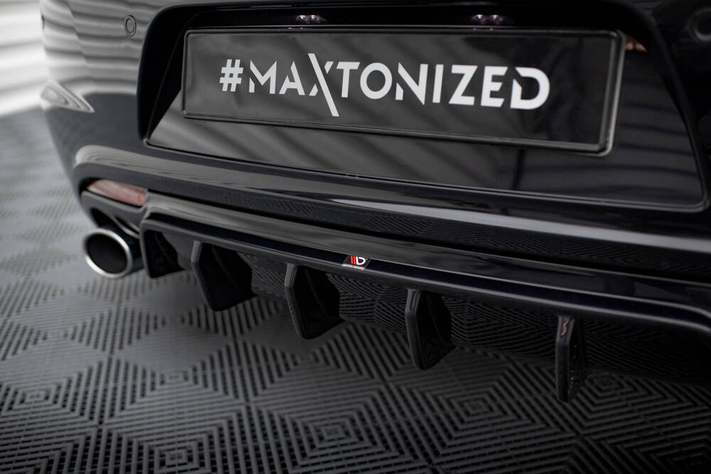 Diffuser V.2 Volkswagen Scirocco R Maxton Glans Zwart
