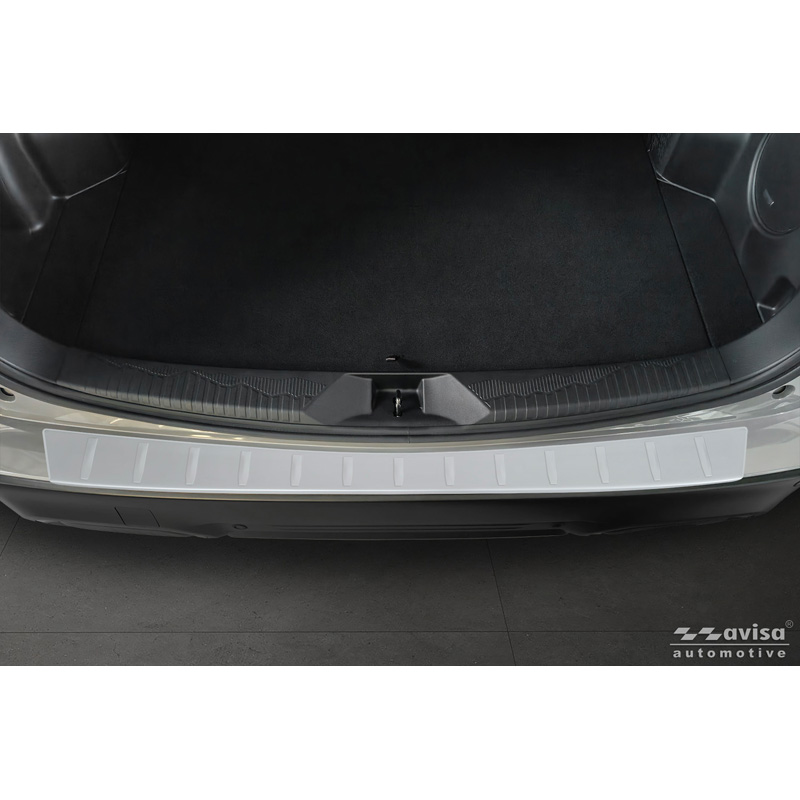 Avisa Protection de seuil arrière inox thermolaqué sur mesure pour Subaru Forester (SL) 2025- 'Soft Silver'