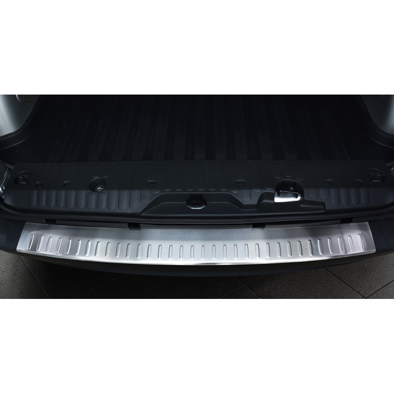 Protection de seuil arrière inox sur mesure pour Mercedes Citan 2012-2021 & Renault Kangoo 2008-2021 'Ribs'
