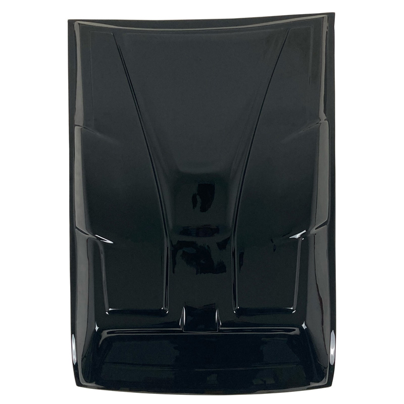 Écope de capot sur mesure pour Nissan Navara NP300 (D23) 2014-2021 - Noir brillant