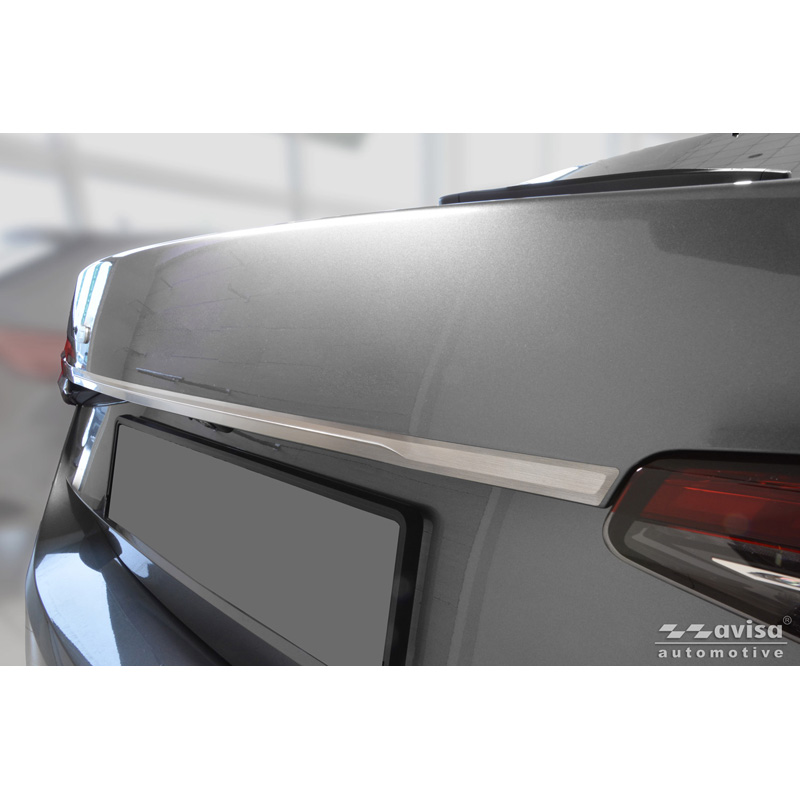 Avisa Revêtement d'habillage du hayon du coffre inox brossé sur mesure pour Skoda Superb IV Liftback (NZ3) 2024-