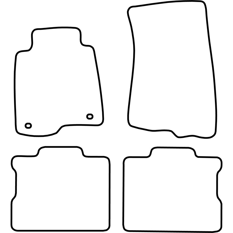 Set de tapis de sol sur mesure pour Volvo 240/260 1981-1993