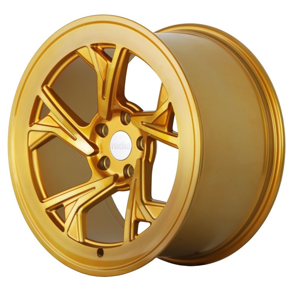 RADI8 C5 8.5x18 5x100 35 Brushed Gold 66,6 Velgen