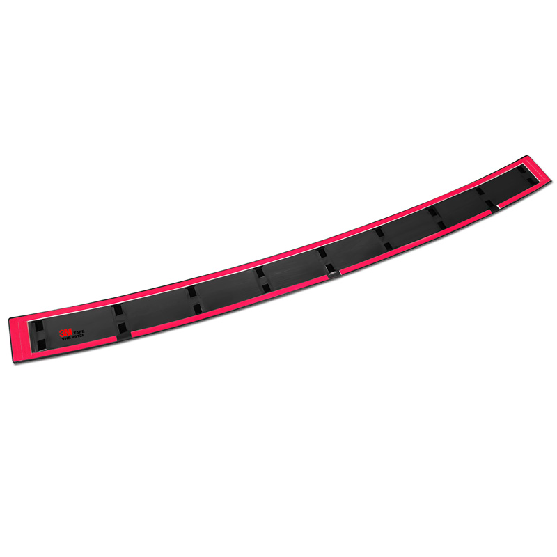 Protection de seuil arrière inox noir sur mesure pour Audi A4 Avant B9 (incl. S-Line) 2015-2019 & Facelift 2019- 'STRONG EDITION'