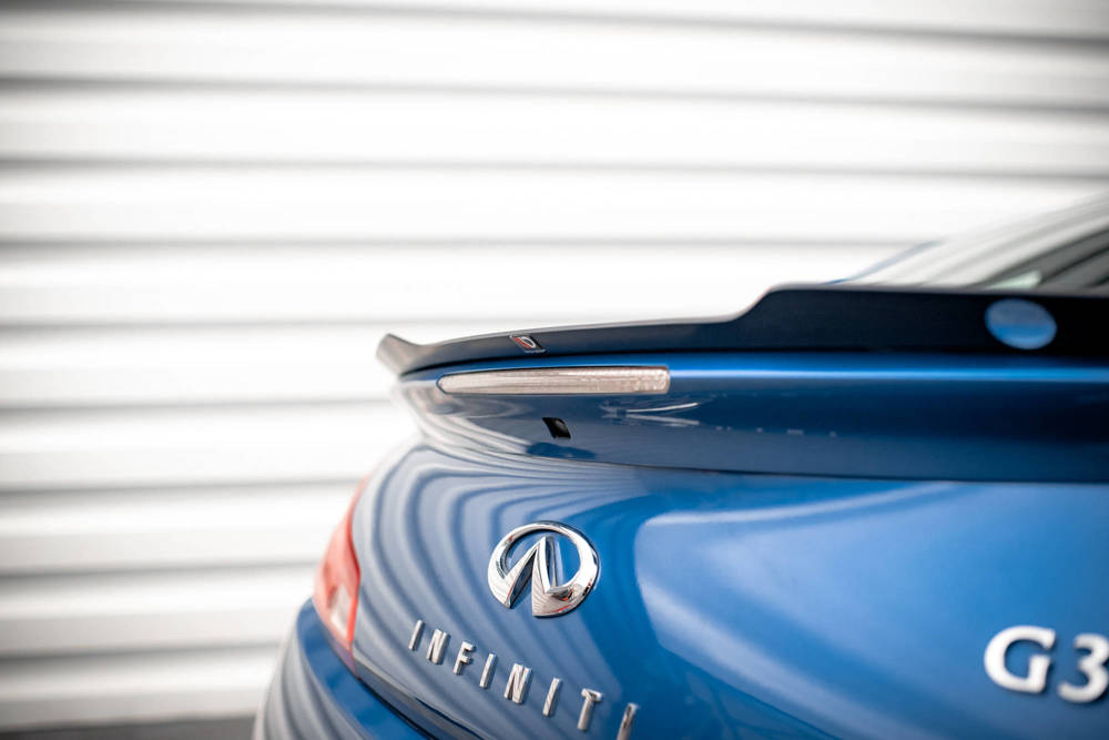 Spoiler Infiniti G37 Coupe Maxton Glans Zwart