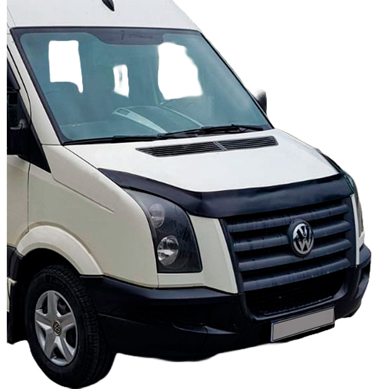 Protection du capot sur mesure pour Volkswagen Crafter MK1 & MK1 Facelift 2006-2016 - Noir brillant