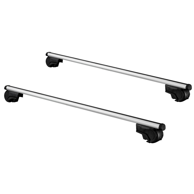 Jeu de barres de toit universelle Twinny Load Aluminium Driver 124cm pour voitures avec barres longitudinales d'origine ouvertes