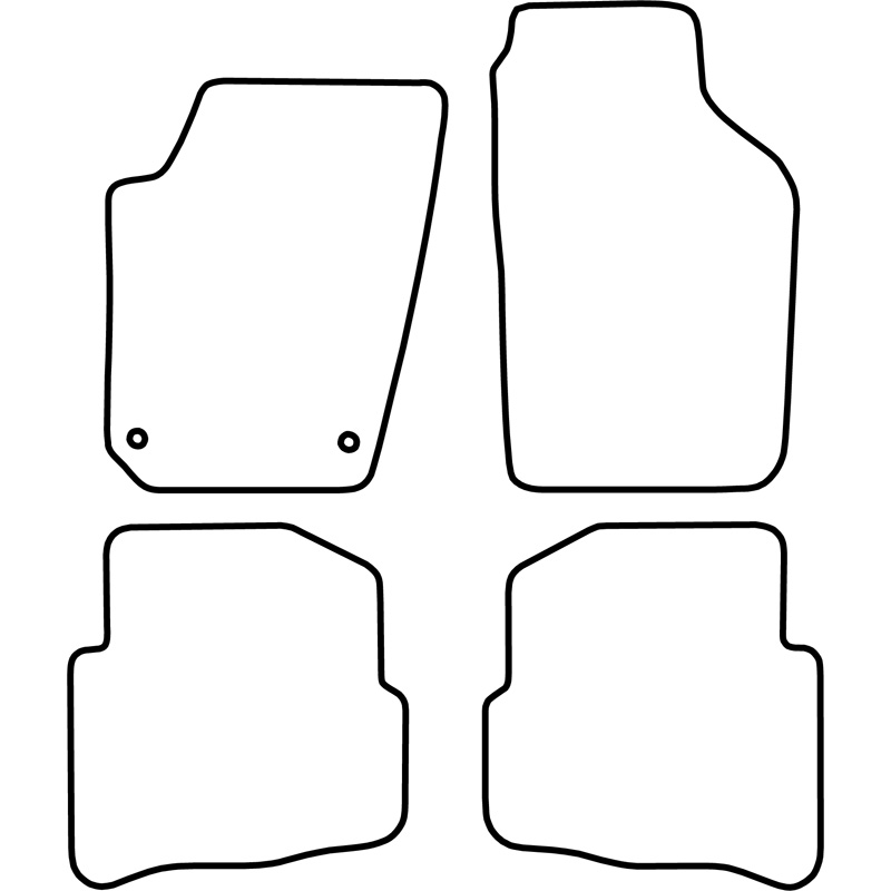 Set de tapis de sol sur mesure pour Seat Ibiza 2002-2004 / Cordoba 2003-2008