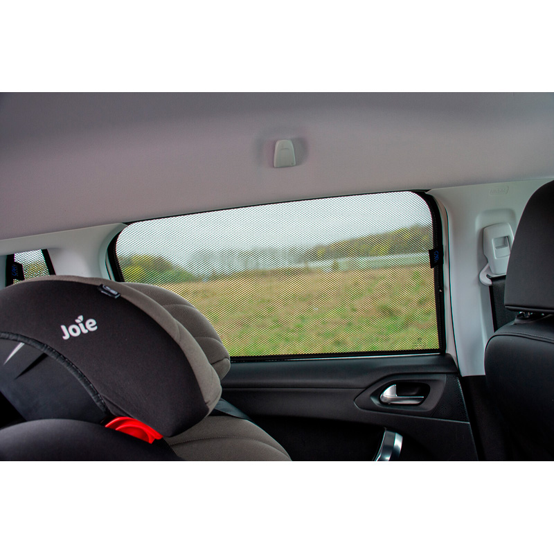 Set de Car Shades (portes arrières) sur mesure pour Peugeot 2008 2013-2019 (2-pièces)
