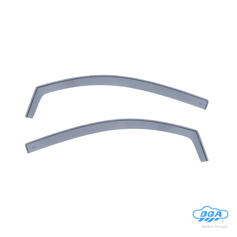 DGA Déflecteurs d'Air sur mesure pour Fiat (Abarth) 500/500C (312) 2007- incl. Hybrid 2020- (2-pièces)