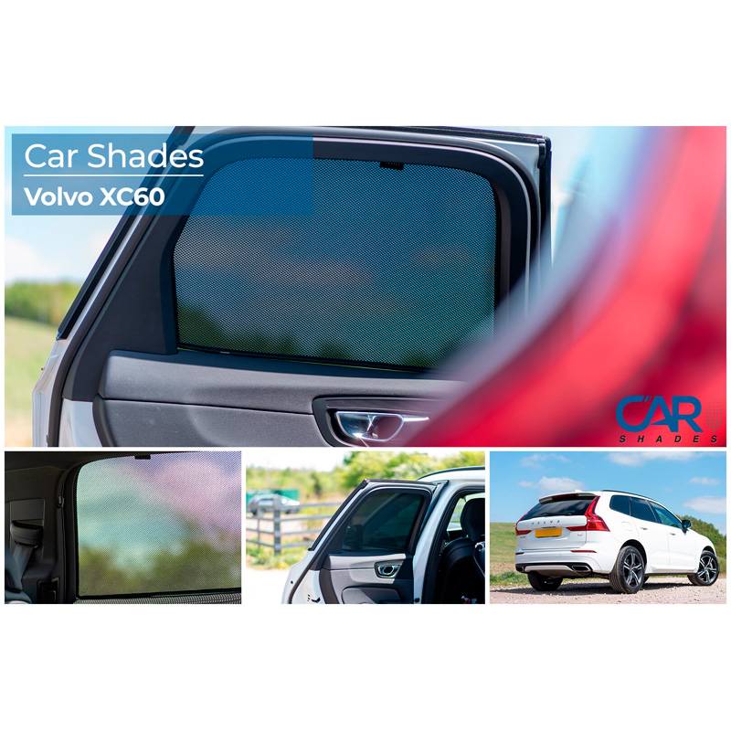 Set de Car Shades (portes arrières) sur mesure pour Volvo XC60 2017- (2-pièces)
