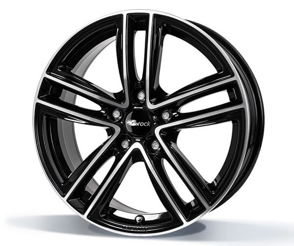 RC Design RC27 7x17 5x112 ET35 glanzend zwart / front gepolijst