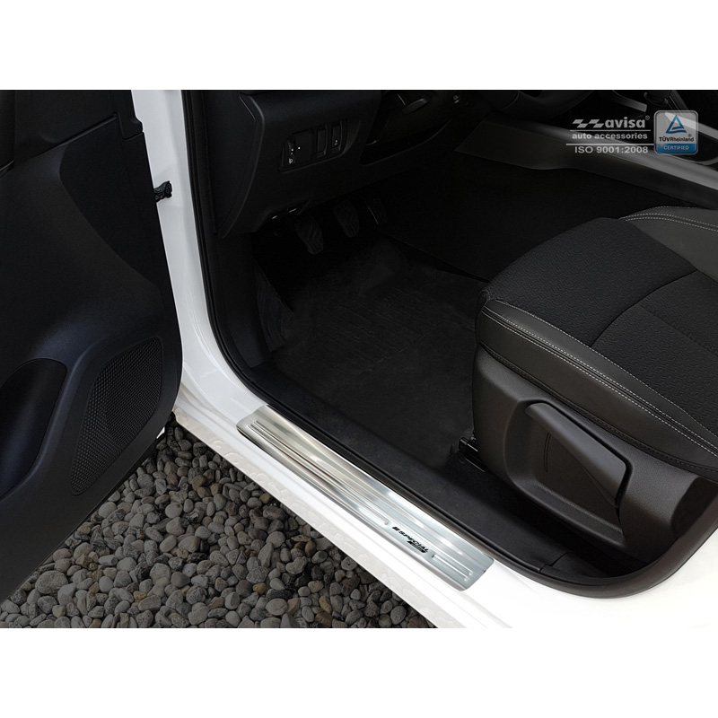 Seuils de portes inoxydable sur mesure pour Renault Kadjar 2015- - 'Special Edition' - 4-pièces