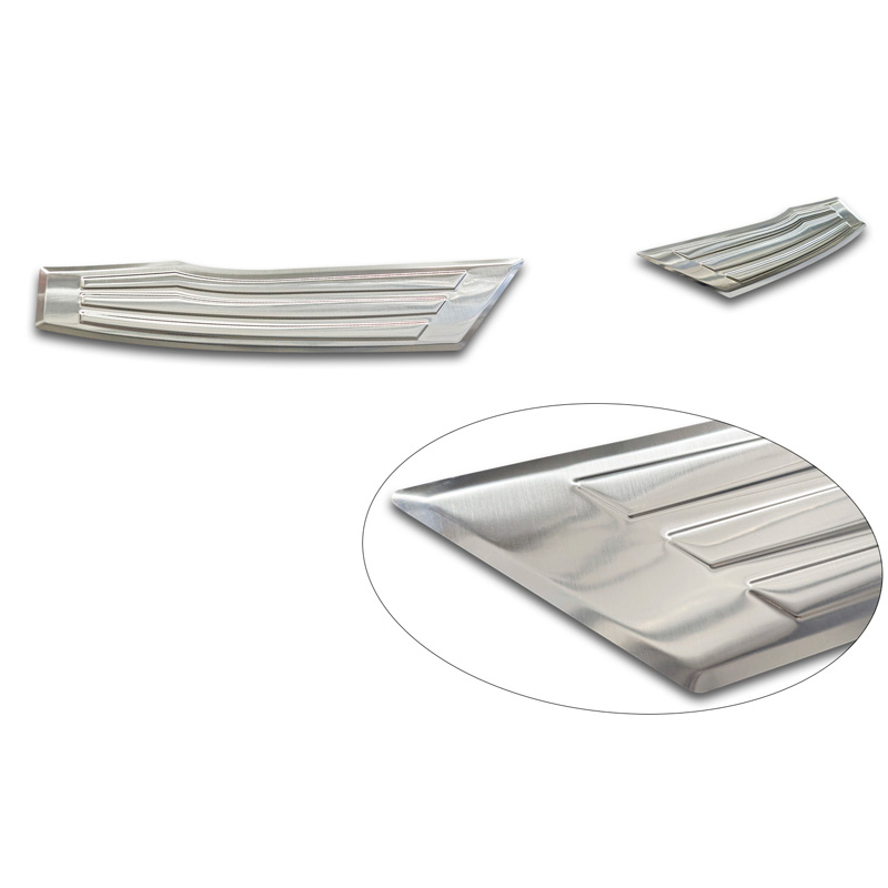 Avisa Protection de seuil arrière inox sur mesure pour Ford Explorer EV 2024- 'Ribs'