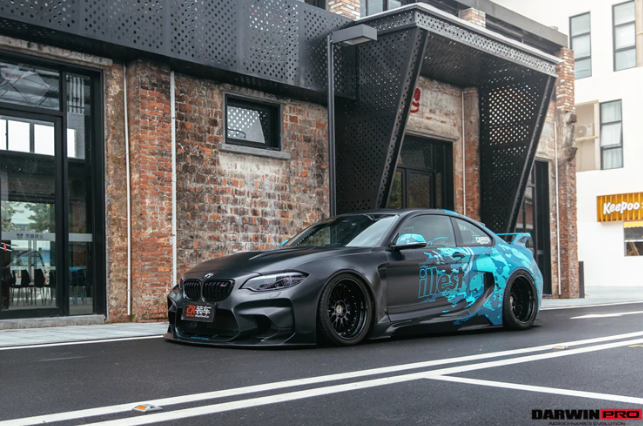 BMW M2 F87 VR Style Deels Carbon Fiber Wide Full Body kit 2016-2020