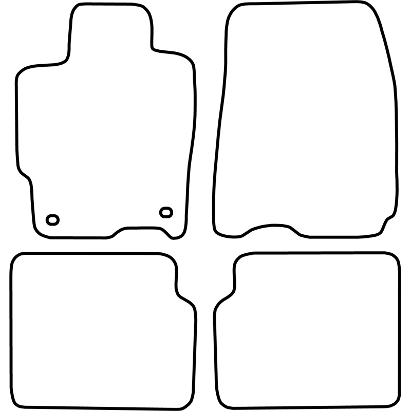 Set de tapis de sol sur mesure pour Mazda 323 Sedan/323F fastbreak 1998-2003