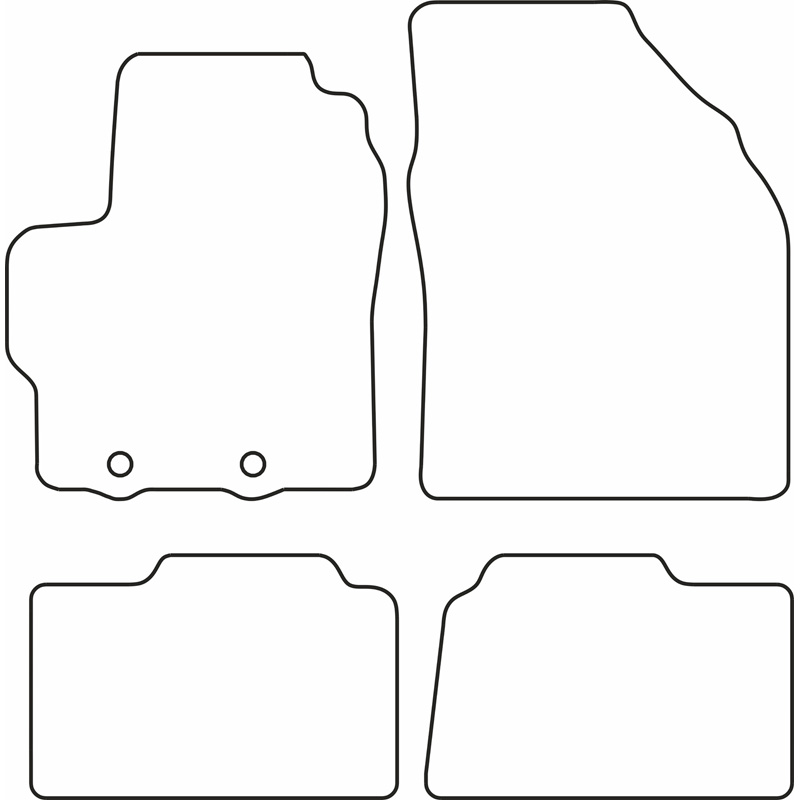 Set de tapis de sol sur mesure pour Toyota Aygo X 2022-