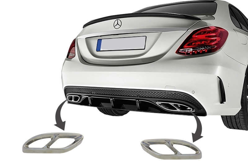 Achterlip Mercedes W208